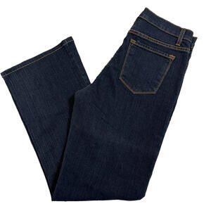 NYDJ Womens Jeans 10P Dark Wash Bootcut Premium Denim Stretch High Rise Curvy